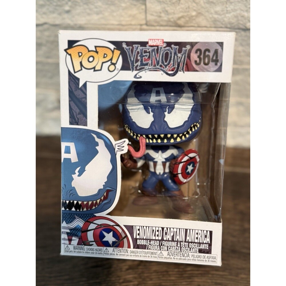 Funko Pop! Marvel: Venomized Captain America #364 - Brand New In Box Collectible